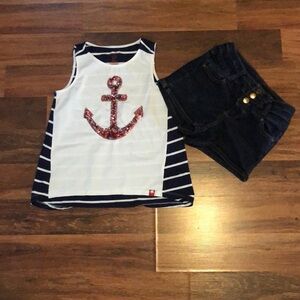 COPY - Girls tank top & jean shorts! Kids